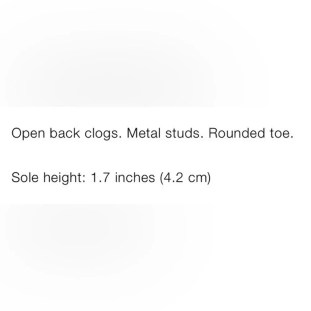 New Zara | Sliver Studded Black Clogs Shoes - Picture 9 of 10
